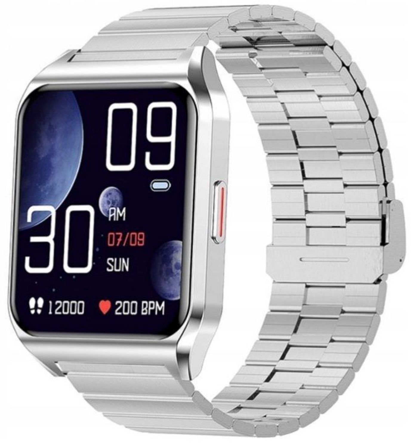 Zegarek unisex Smartwatch Rubicon na bransolecie RNCE89 z rozmowami. Zegarek damski i męski Smartwatch. Zegarek Rubicon z rozmowami dla kobiety i mężczyzny na prezent. Smartwatch unisex na bransolecie (2).jpg